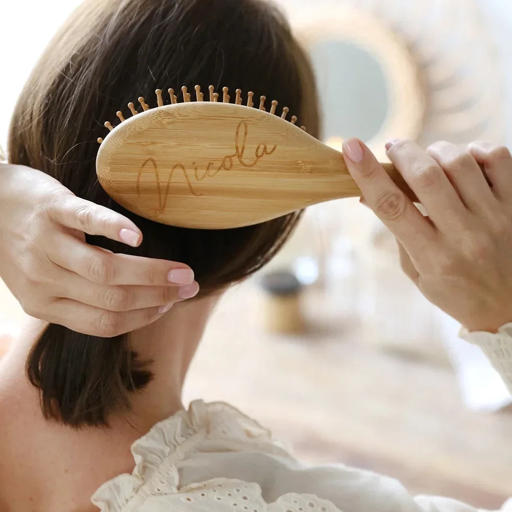 Personalised Wooden Hair Brush