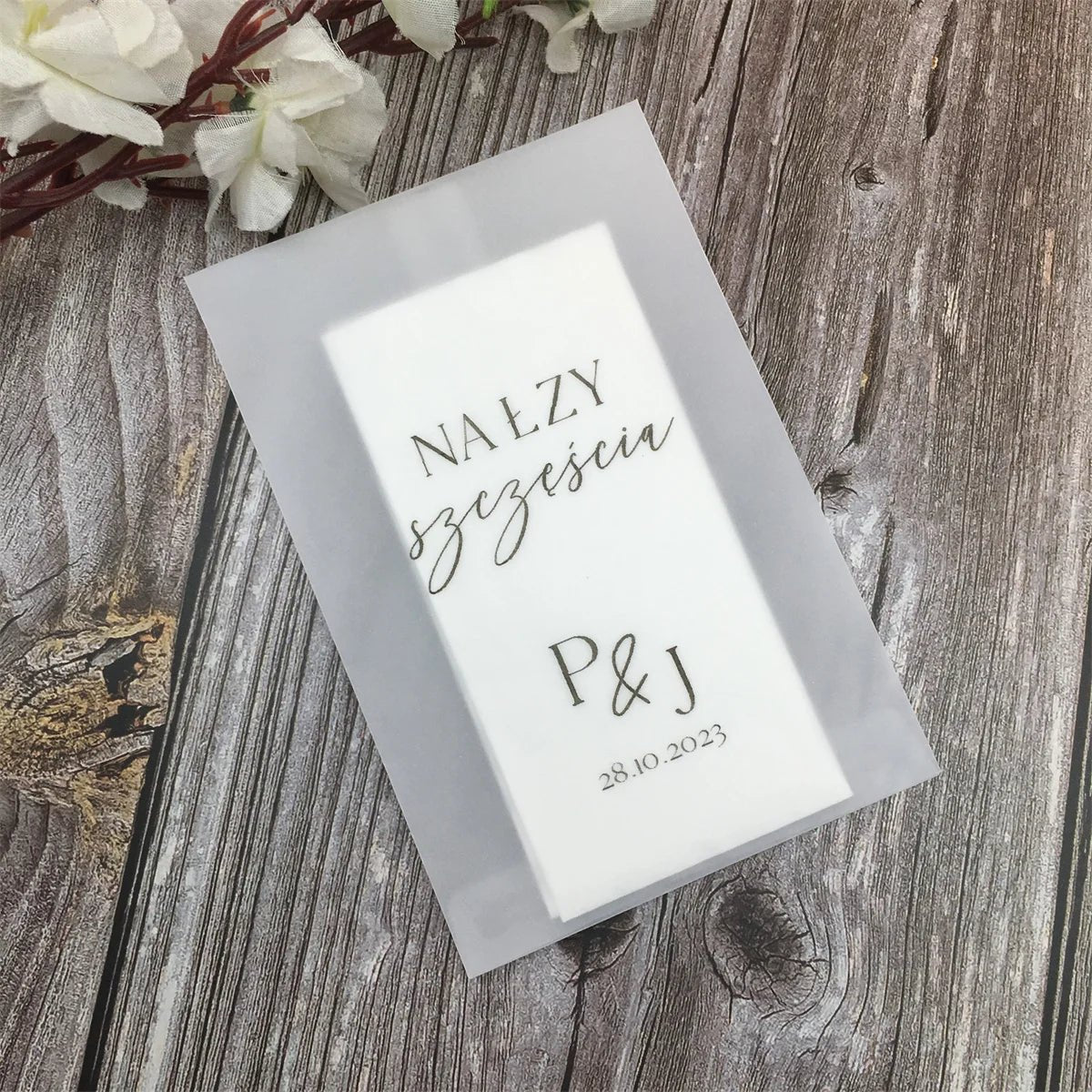 25pcs Happy Tears Wedding Tissues Packets 100% Biodegradable Glassine - Pre Filled Wedding Tissue Bag Personalised - I'm Getting Married