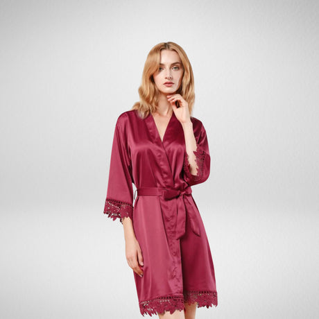 Personalised Luxe Bridal Robe for Wedding Day