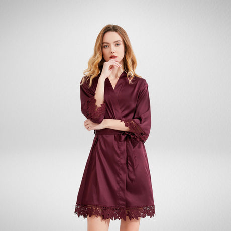 Personalised Luxe Bridal Robe for Wedding Day