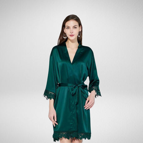 Personalised Luxe Bridal Robe for Wedding Day