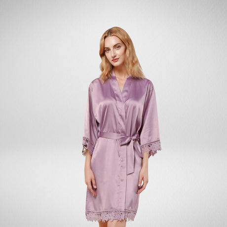 Personalised Luxe Bridal Robe for Wedding Day