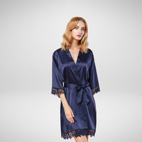Personalised Luxe Bridal Robe for Wedding Day