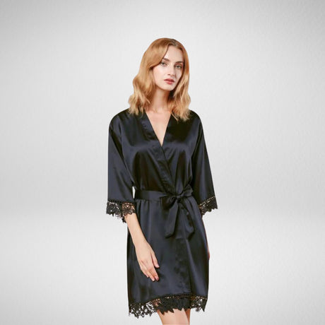 Personalised Luxe Bridal Robe for Wedding Day