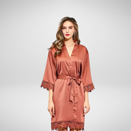 Personalised Luxe Bridal Robe for Wedding Day