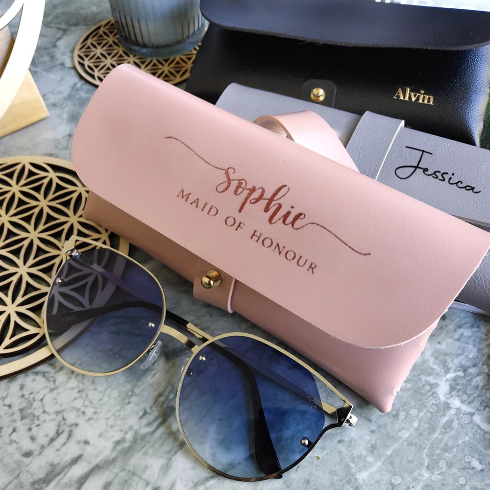 Monogrammed glasses case hotsell