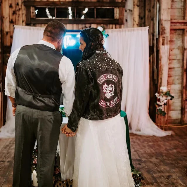 Till Death Do Us Part Wedding Denim Jackets His & Her