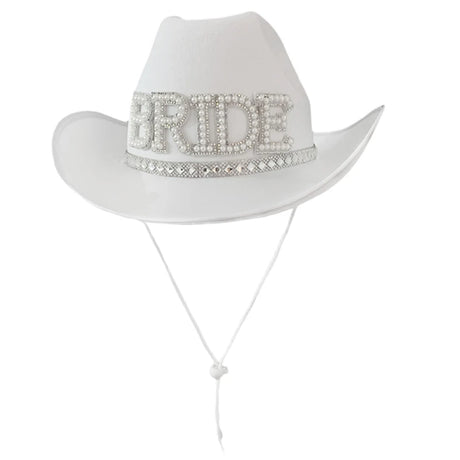 Bride Cowgirl Hat for Wedding Hen's Party