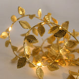 Golden Leaves Fairy Lights - Wedding Party Decor