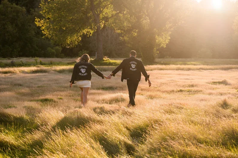 Till Death Do Us Part Wedding Denim Jackets His & Her