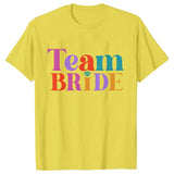 Funny Bride & Team Ring Bridesmaid T-shirt