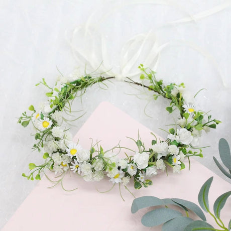 Bohemian Flower Crown Wedding Garland - I'm Getting Married