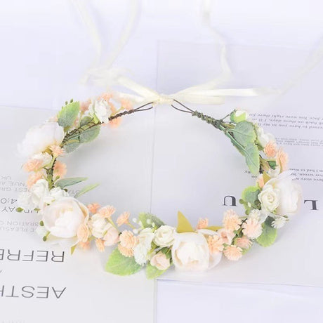 Bohemian Flower Crown Wedding Garland - I'm Getting Married