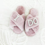 BRIDE Rhinestone Wedding Slippers - I'm Getting Married