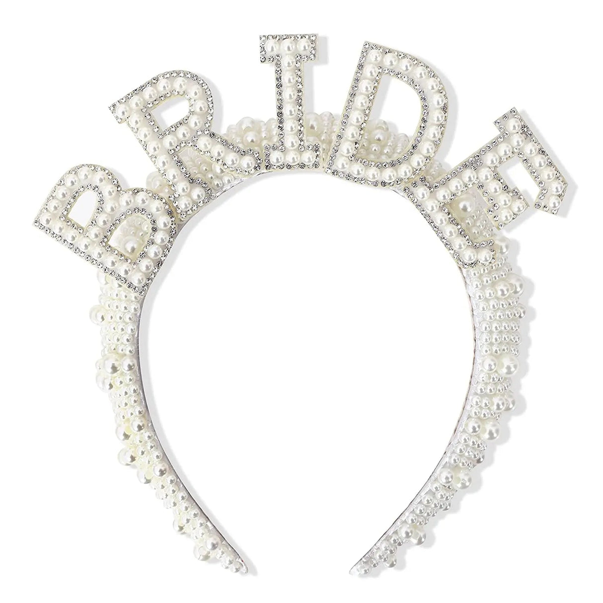Bride to be Pearl Crown Headband - I'm Getting Married