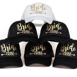 Bride Tribe Gold Letters Snapback Trucker Hat - I'm Getting Married