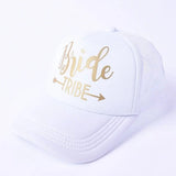 Bride Tribe Gold Letters Snapback Trucker Hat - I'm Getting Married