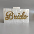 Bride Vintage Acrylic Clutch – A Bridal Statement Piece - I'm Getting Married