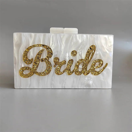 Bride Vintage Acrylic Clutch – A Bridal Statement Piece - I'm Getting Married