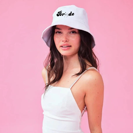 Chic Bridal Bucket Hat – Wedding & Bachelorette Accessory - I'm Getting Married