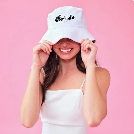 Chic Bridal Bucket Hat – Wedding & Bachelorette Accessory - I'm Getting Married