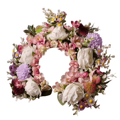 Colorful Flower Wreath for Women - Wedding Party Hair Flower Wreath Bride - I'm Getting Married