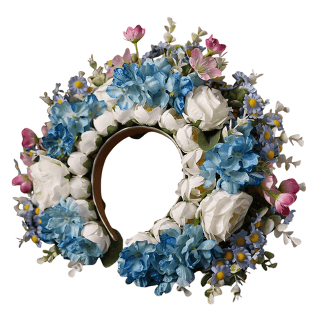 Colorful Flower Wreath for Women - Wedding Party Hair Flower Wreath Bride - I'm Getting Married