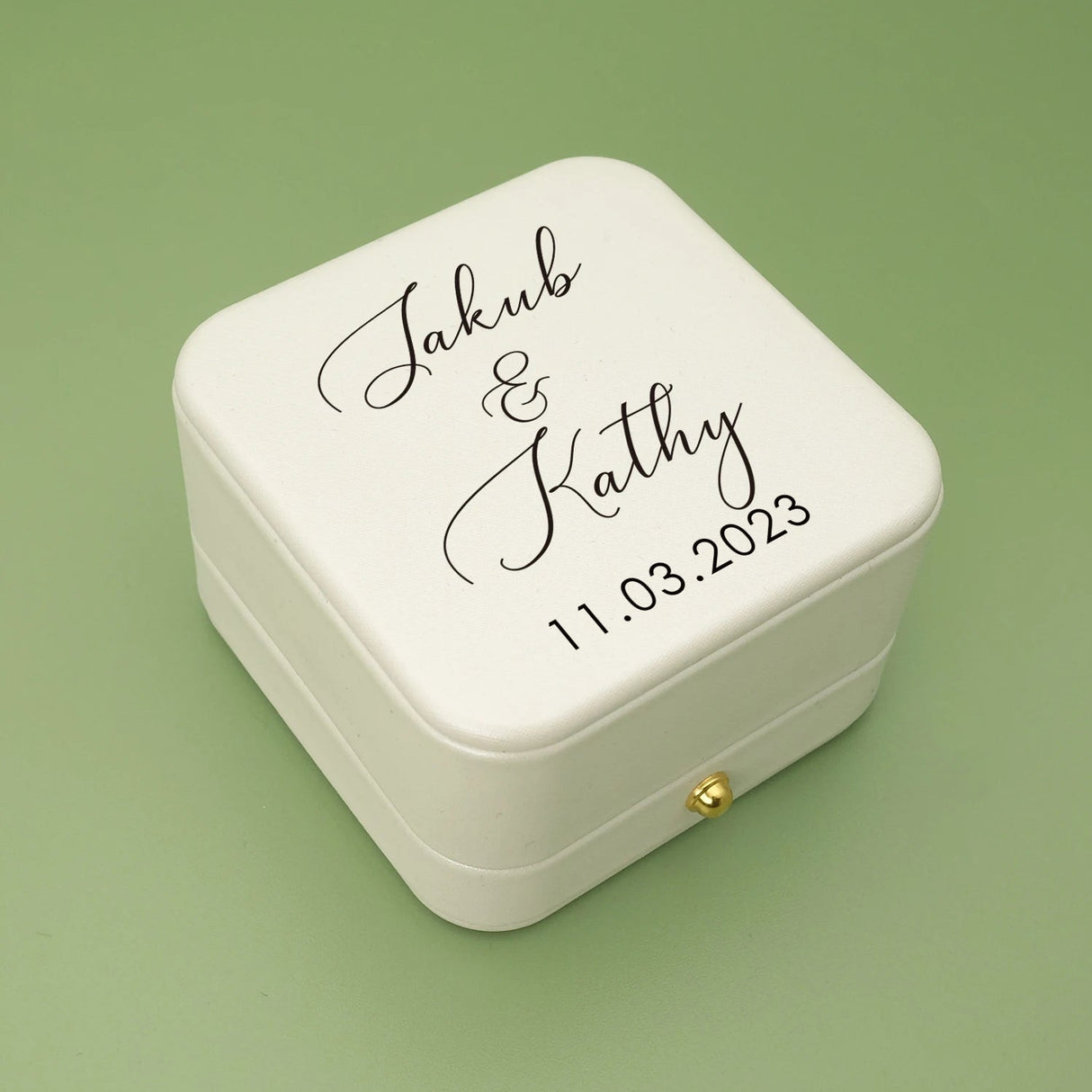 Custom Wedding Ring Bearer Box - I'm Getting Married