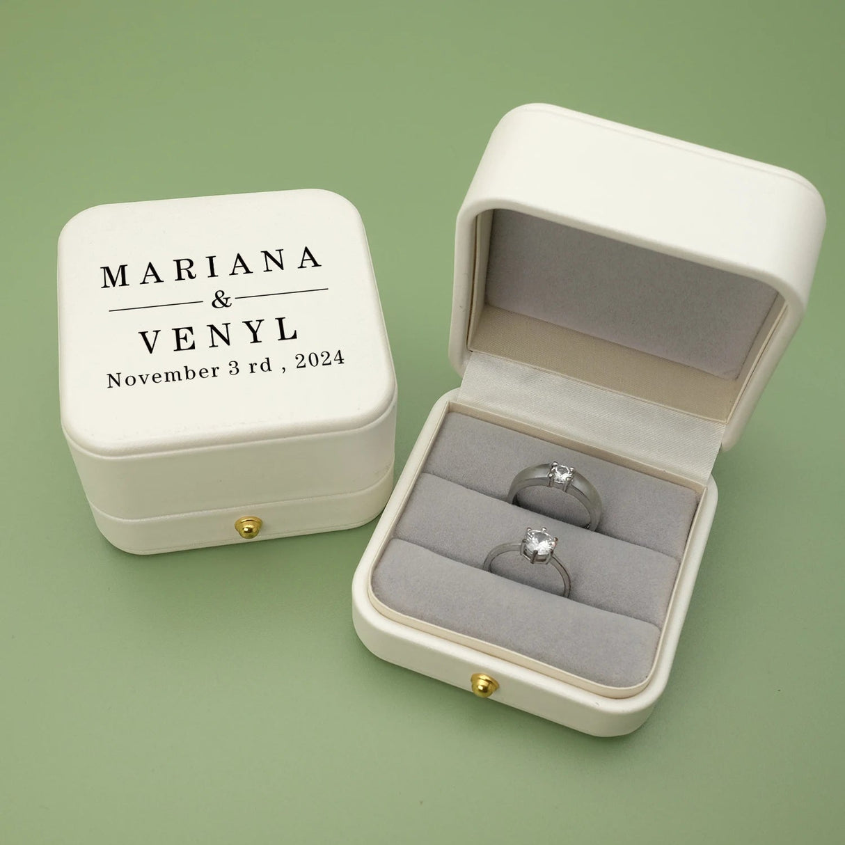 Custom Wedding Ring Bearer Box - I'm Getting Married
