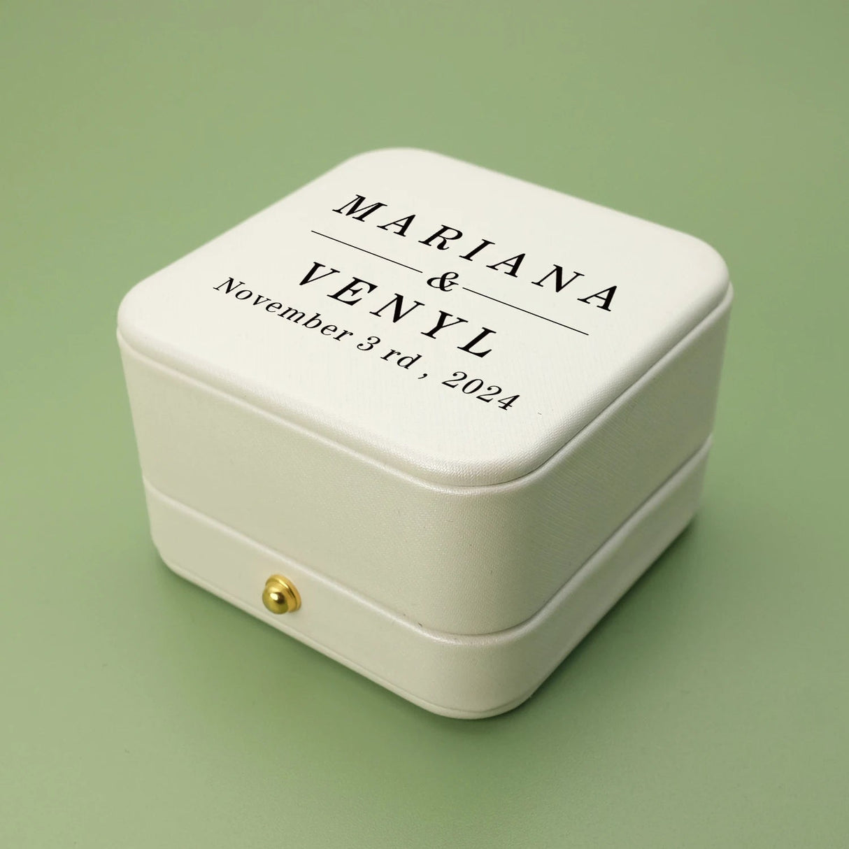 Custom Wedding Ring Bearer Box - I'm Getting Married