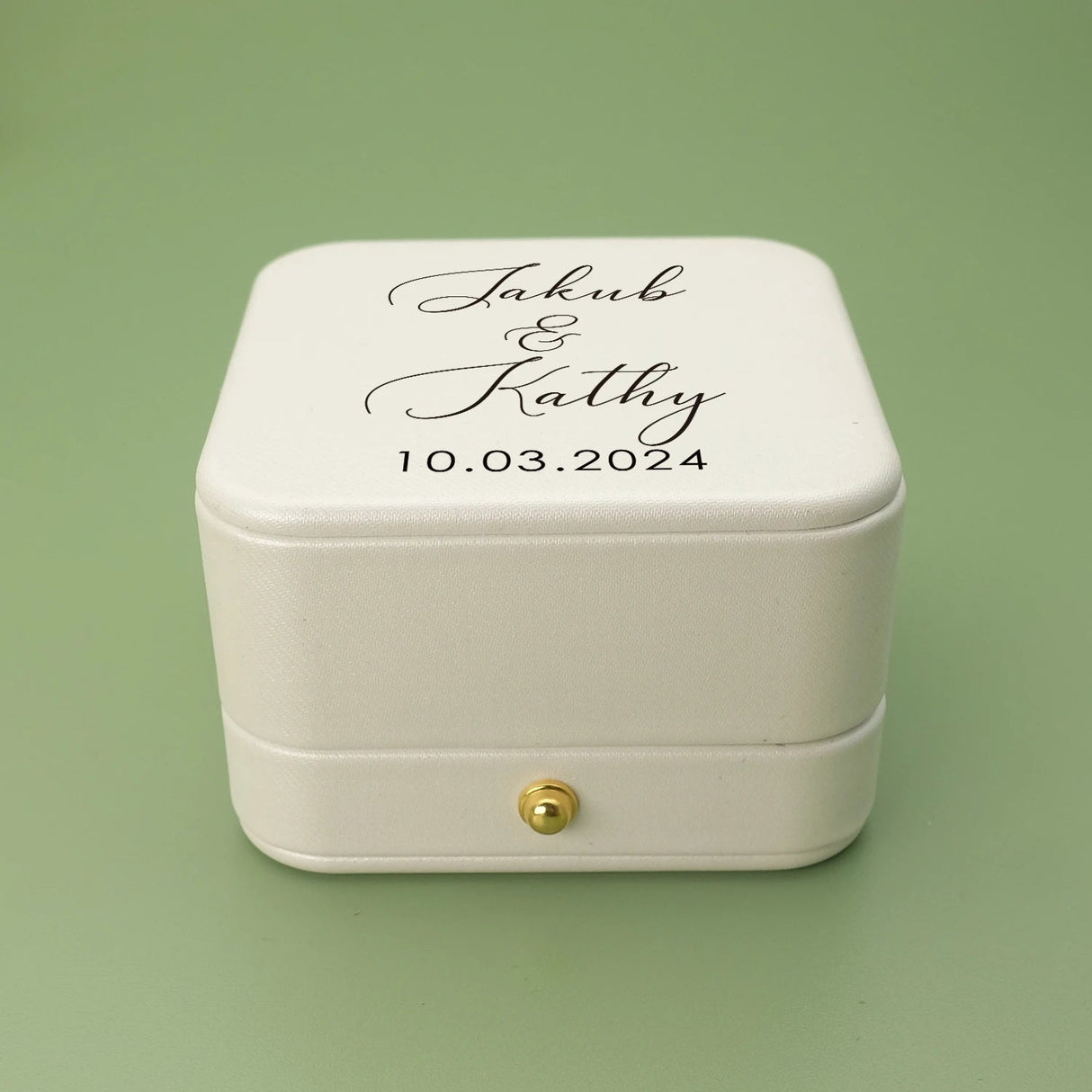 Custom Wedding Ring Bearer Box - I'm Getting Married