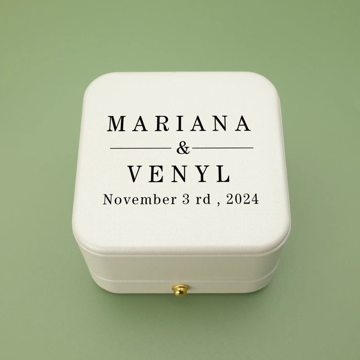 Custom Wedding Ring Bearer Box - I'm Getting Married