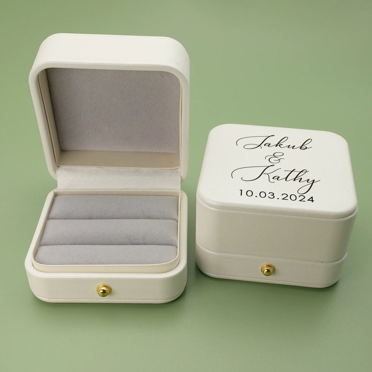 Custom Wedding Ring Bearer Box - I'm Getting Married