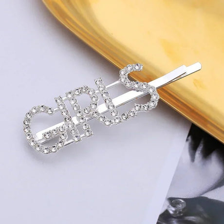 Glitter Rhinestone Bride - to - Be Hair Clip - I'm Getting Married