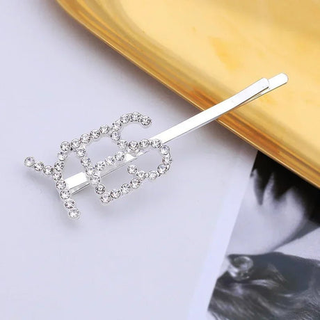 Glitter Rhinestone Bride - to - Be Hair Clip - I'm Getting Married