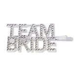 Glitter Rhinestone Bride - to - Be Hair Clip - I'm Getting Married