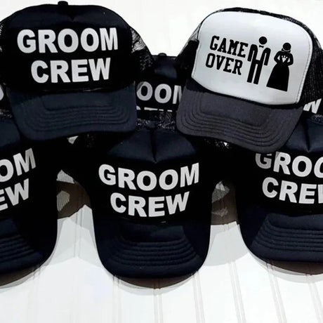 Groom Crew Game Over Cap – Bachelor Party Gift - I'm Getting Married