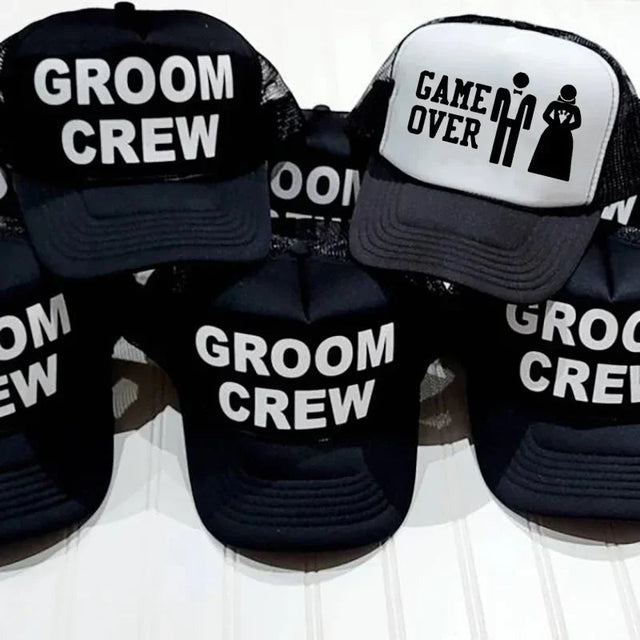 Groom Crew Game Over Cap – Bachelor Party Gift - I'm Getting Married