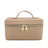 Ladies Personalised Saffiano Split Leather Travel Toiletry Case Bag - On Trend - I'm Getting Married