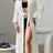 Long Sleeve Cotton Wedding White Robes - Perfect for Your Wedding Day! - I'm Getting Married