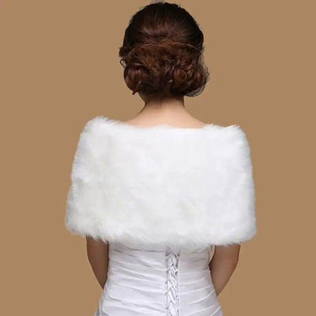 Luxury Fur Shawl Wedding Wrap - I'm Getting Married