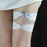 Pearl Lace Bridal Wedding Day Garter - I'm Getting Married
