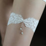 Pearl Lace Bridal Wedding Day Garter - I'm Getting Married