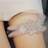 Pearl Lace Bridal Wedding Day Garter - I'm Getting Married
