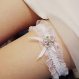 Pearl Lace Bridal Wedding Day Garter - I'm Getting Married