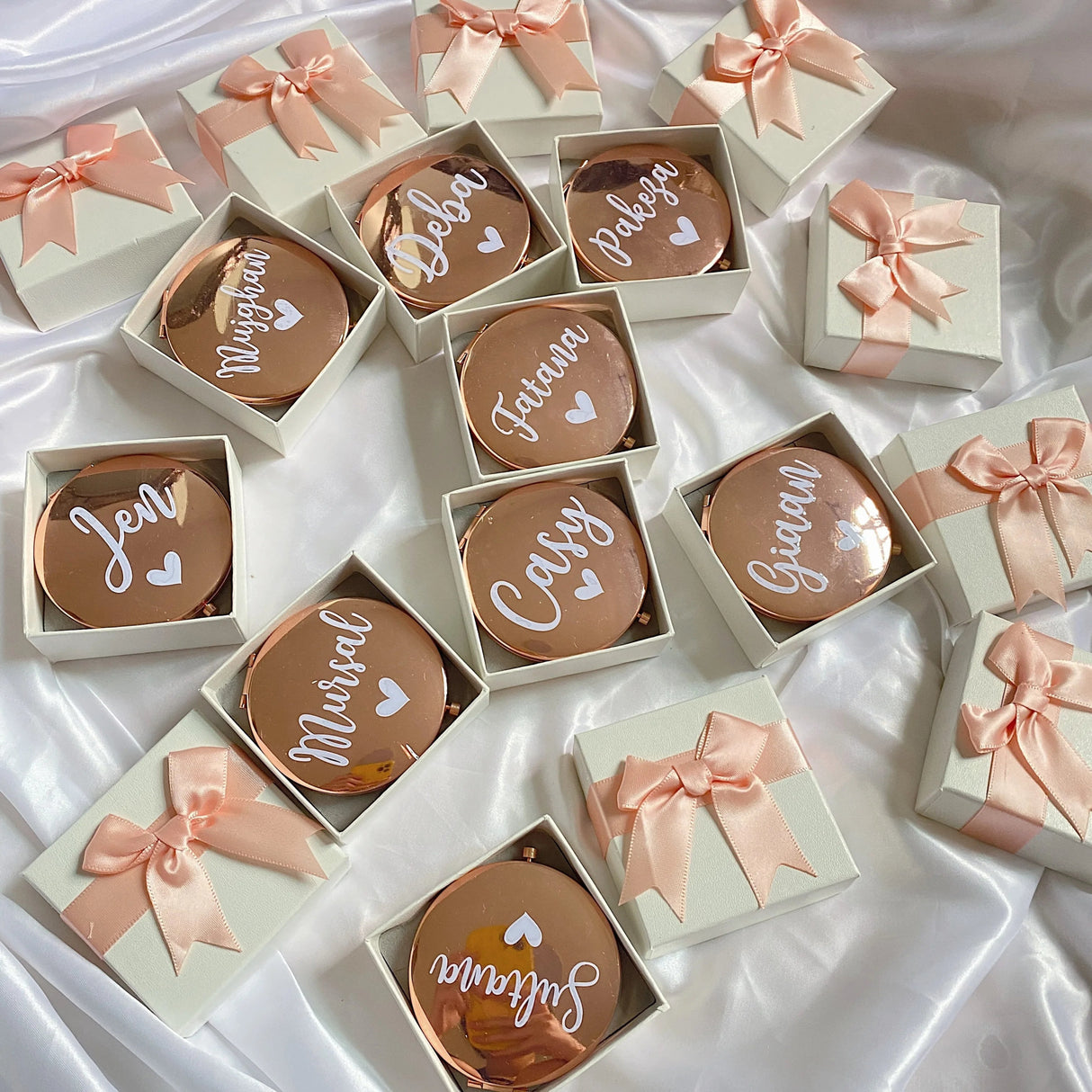 Personalised Bridal Party Pocket Mirror - I'm Getting Married