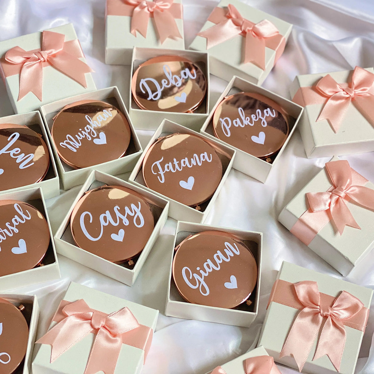Personalised Bridal Party Pocket Mirror - I'm Getting Married