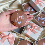 Personalised Bridal Party Pocket Mirror - I'm Getting Married