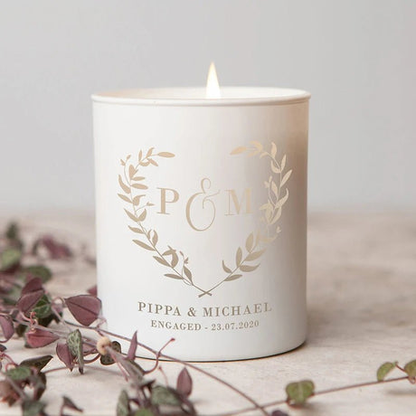 Personalised Glass Candle Tealight Holder - I'm Getting Married