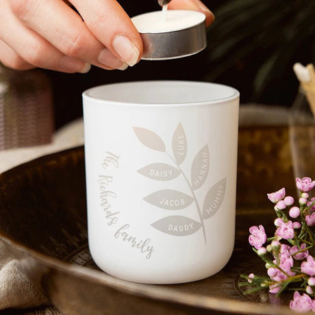 Personalised Glass Candle Tealight Holder - I'm Getting Married